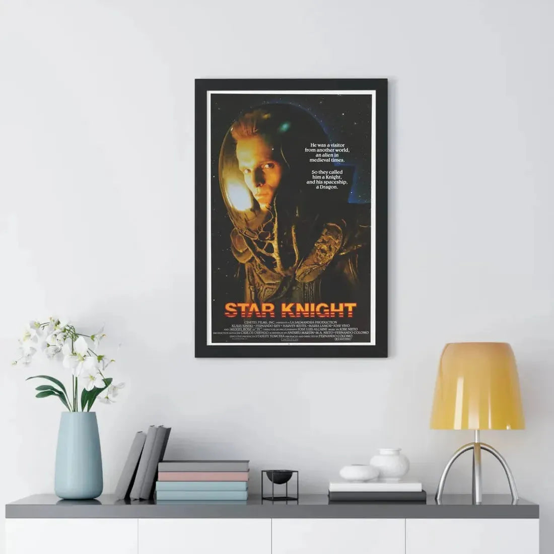 STAR KNIGHT 1985 - Framed Movie Poster - The Sticker Space