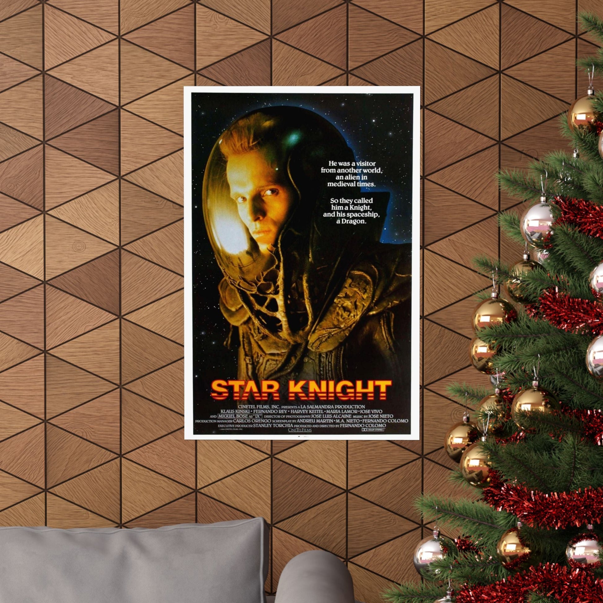 STAR KNIGHT 1985 - Paper Movie Poster-The Sticker Space