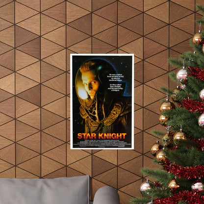 STAR KNIGHT 1985 - Paper Movie Poster-The Sticker Space