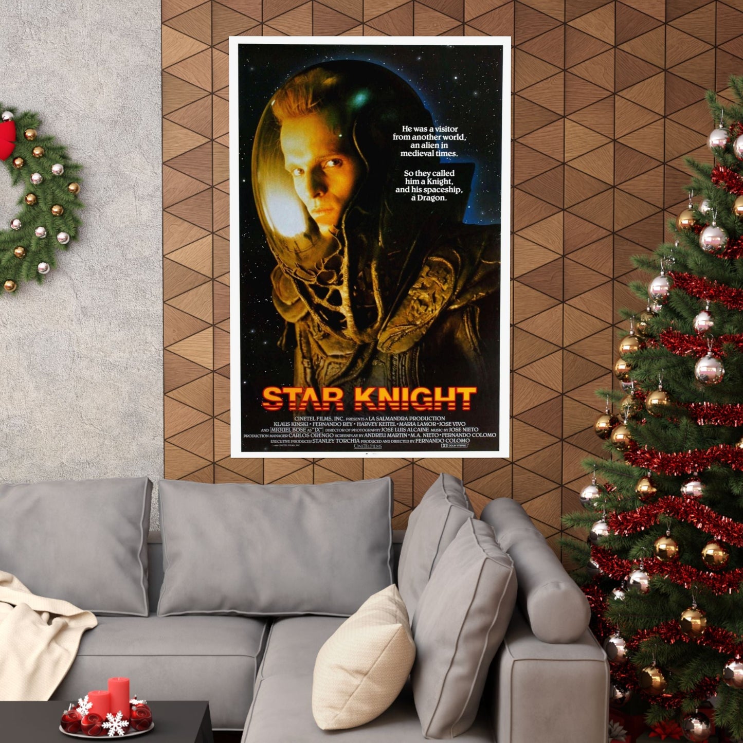 STAR KNIGHT 1985 - Paper Movie Poster-The Sticker Space