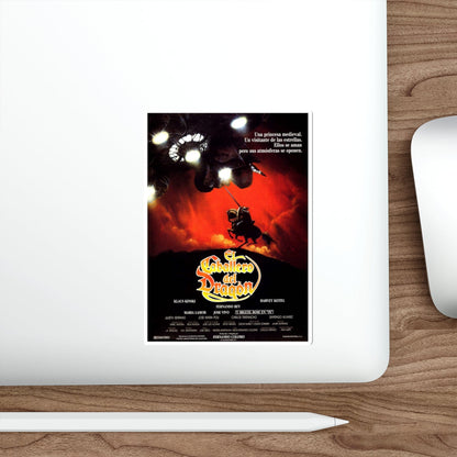 STAR KNIGHT (FRENCH) 1985 Movie Poster STICKER Vinyl Die-Cut Decal-The Sticker Space