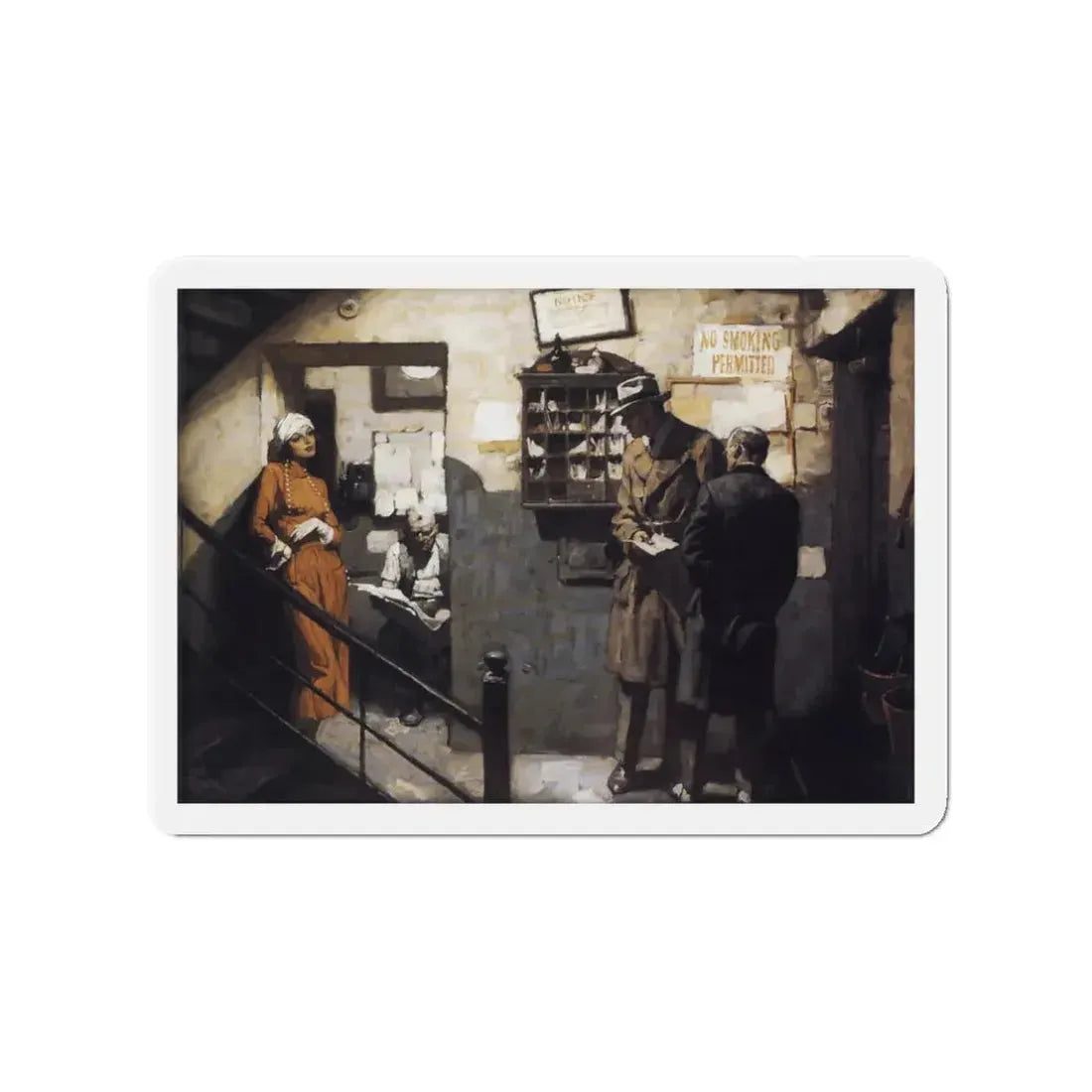 Star Magic, The American Magazine illustration, September 1933. (Magazine Illustration) Refrigerator Magnet 3 Inch Die-Cut - The Sticker Space