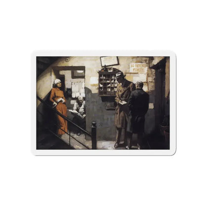 Star Magic, The American Magazine illustration, September 1933. (Magazine Illustration) Refrigerator Magnet 5 Inch Die-Cut - The Sticker Space