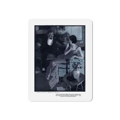 Star of Midnight (1), Redbook, December 1934 (Magazine Illustration) Refrigerator Magnet 4 Inch Die-Cut - The Sticker Space