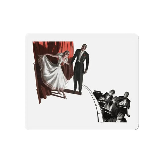 Star Rising (2), Cosmopolitan, August 1937 (Magazine Illustration) Refrigerator Magnet 6 Inch Die-Cut - The Sticker Space