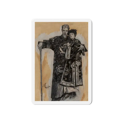 Star Rover, American Sunday Monthly interior illustration, 1915 (Magazine Illustration) Refrigerator Magnet 6 Inch Die-Cut - The Sticker Space