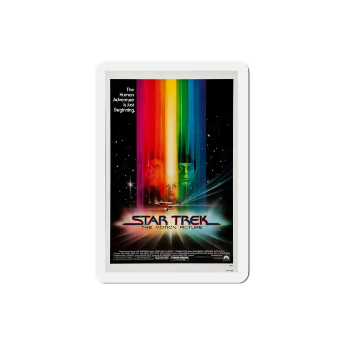 Star Trek The Motion Picture 1979 Movie Poster Refrigerator Magnet 2 Inch - The Sticker Space