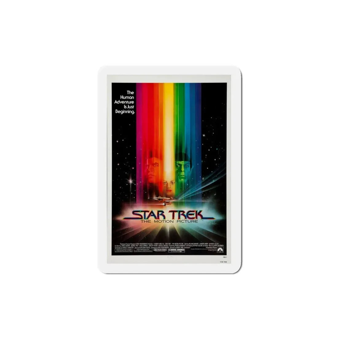 Star Trek The Motion Picture 1979 Movie Poster Refrigerator Magnet 3 Inch - The Sticker Space