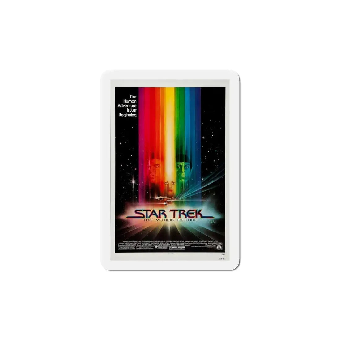 Star Trek The Motion Picture 1979 Movie Poster Refrigerator Magnet 6 Inch - The Sticker Space