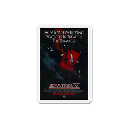 Star Trek V The Final Frontier 1989 Movie Poster Refrigerator Magnet 3 Inch - The Sticker Space
