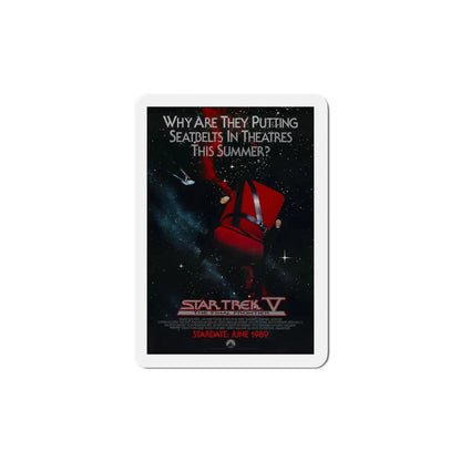 Star Trek V The Final Frontier 1989 Movie Poster Refrigerator Magnet 5 Inch - The Sticker Space