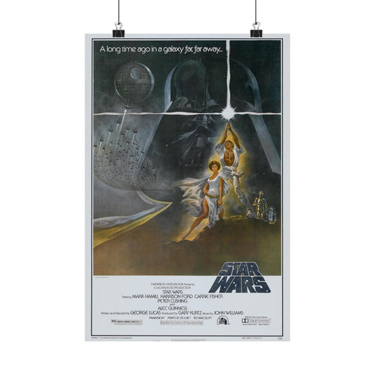 STAR WARS 1977 - Paper Movie Poster-12″ x 18″-The Sticker Space