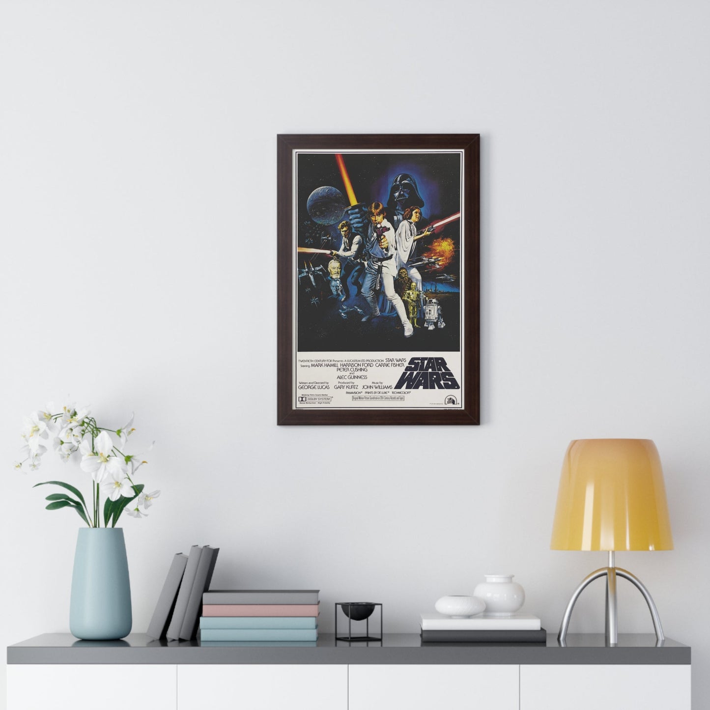 STAR WARS (3) 1977 - Framed Movie Poster-The Sticker Space