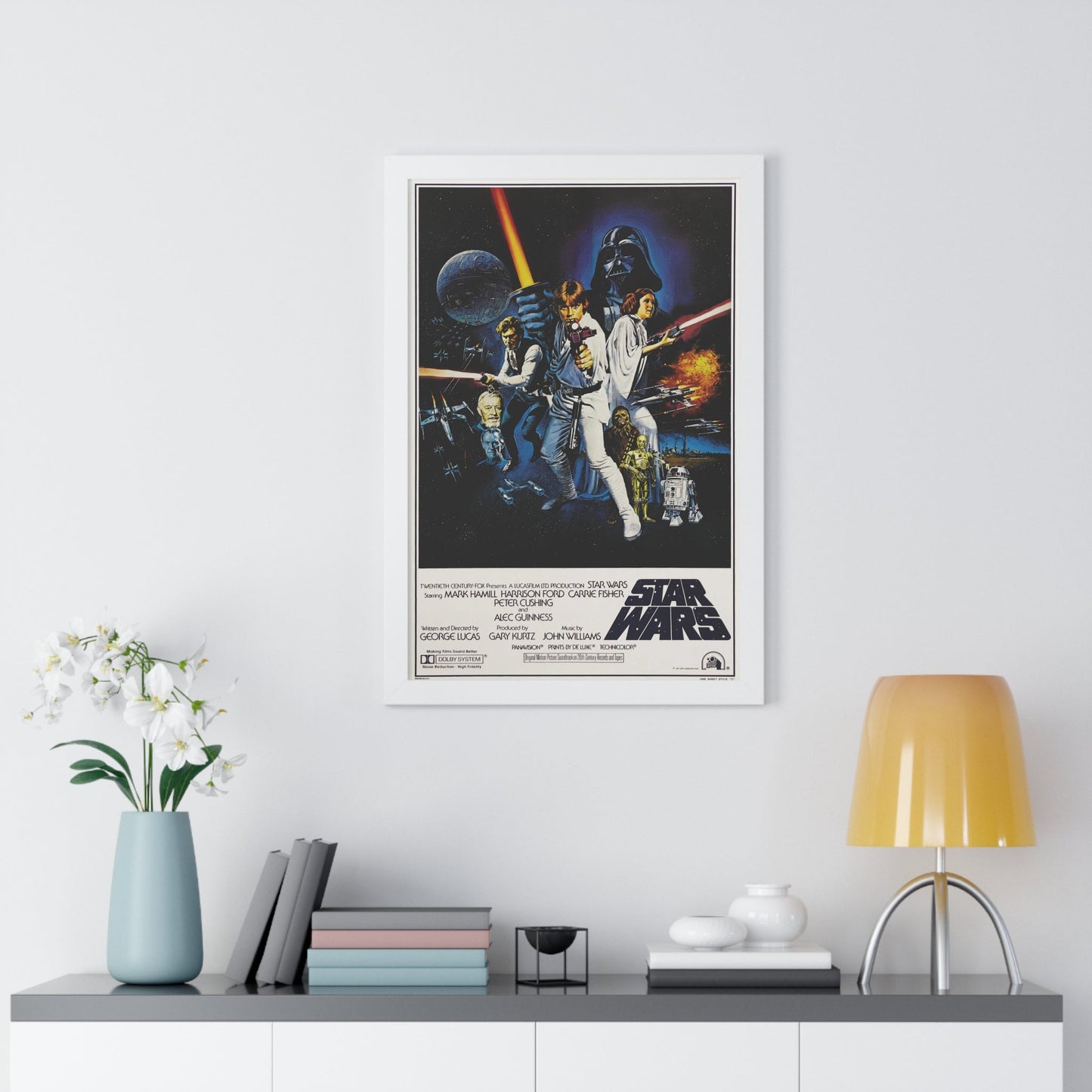 STAR WARS (3) 1977 - Framed Movie Poster-The Sticker Space