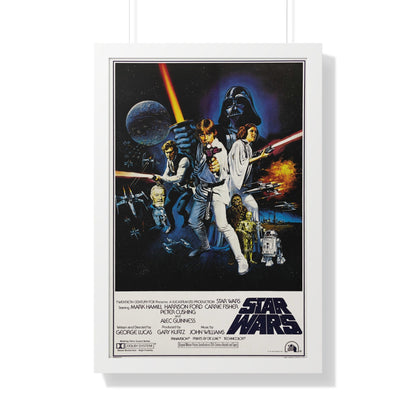 STAR WARS (3) 1977 - Framed Movie Poster-20" x 30"-The Sticker Space