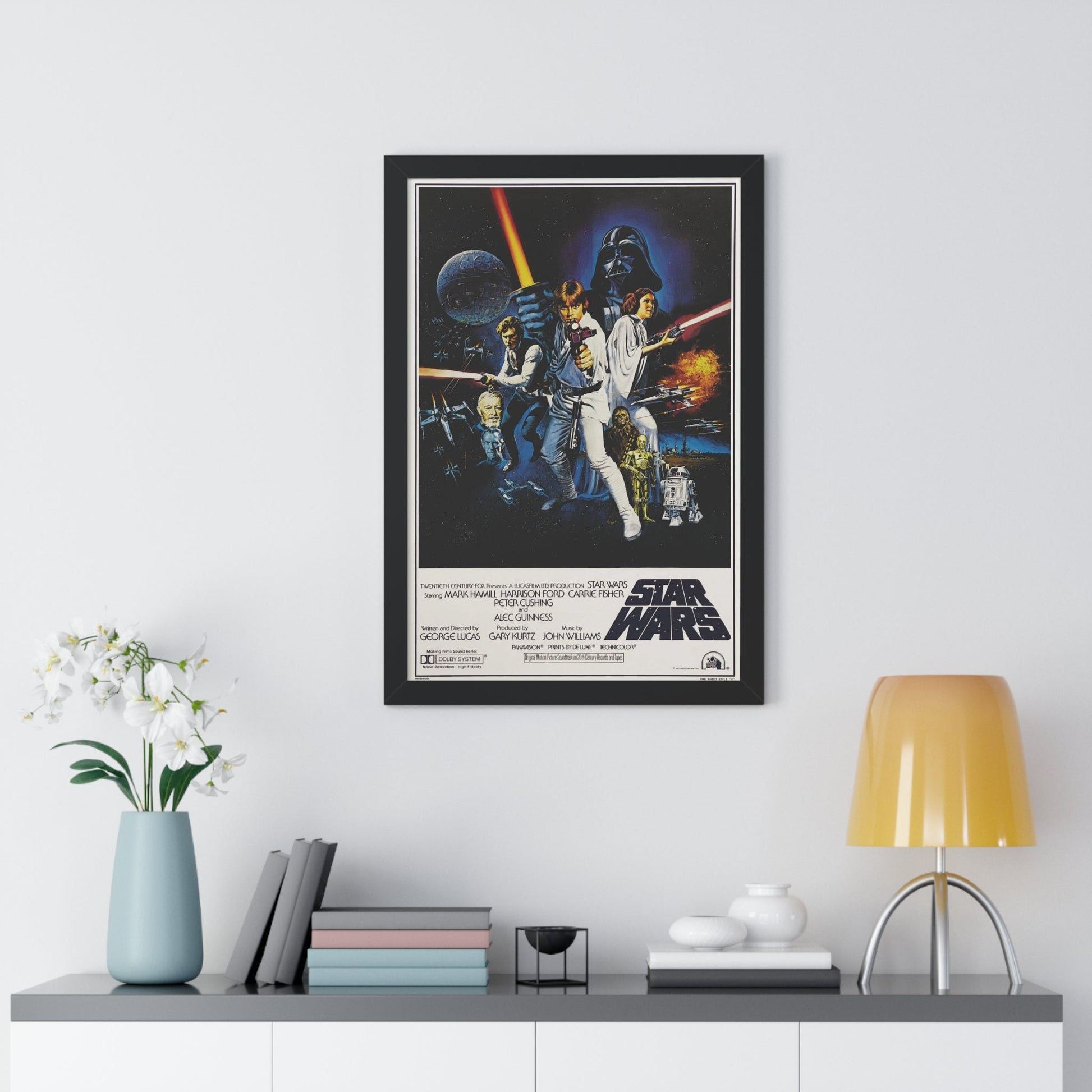 STAR WARS (3) 1977 - Framed Movie Poster-The Sticker Space