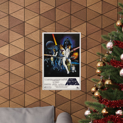 STAR WARS (3) 1977 - Paper Movie Poster-The Sticker Space