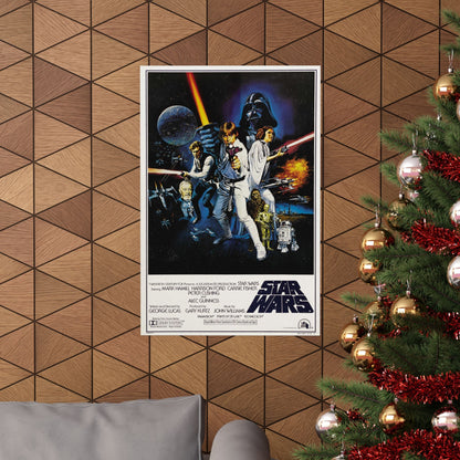 STAR WARS (3) 1977 - Paper Movie Poster-The Sticker Space