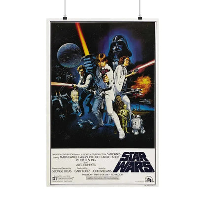 STAR WARS (3) 1977 - Paper Movie Poster 20″ x 30″ Matte - The Sticker Space