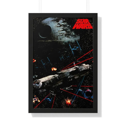 STAR WARS (4) 1977 - Framed Movie Poster 20" x 30" Black - The Sticker Space