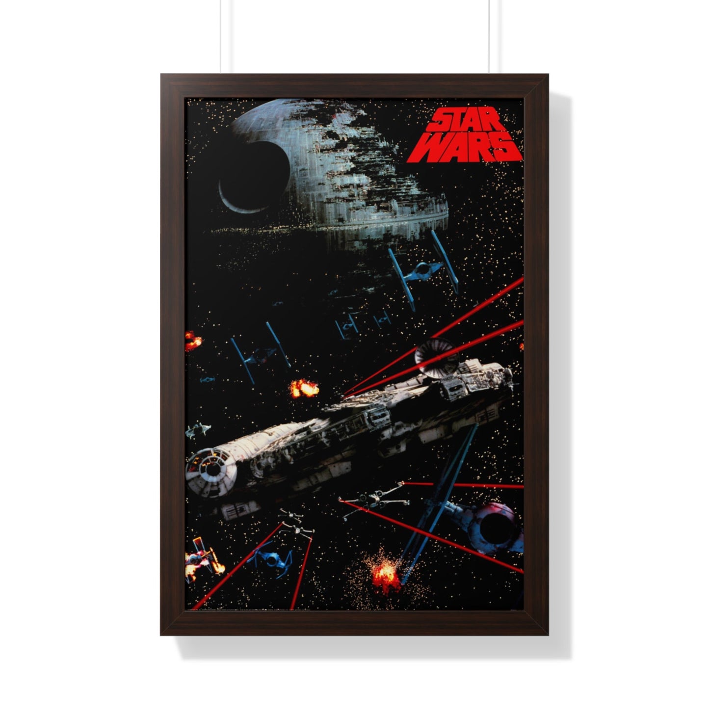 STAR WARS (4) 1977 - Framed Movie Poster-20" x 30"-The Sticker Space