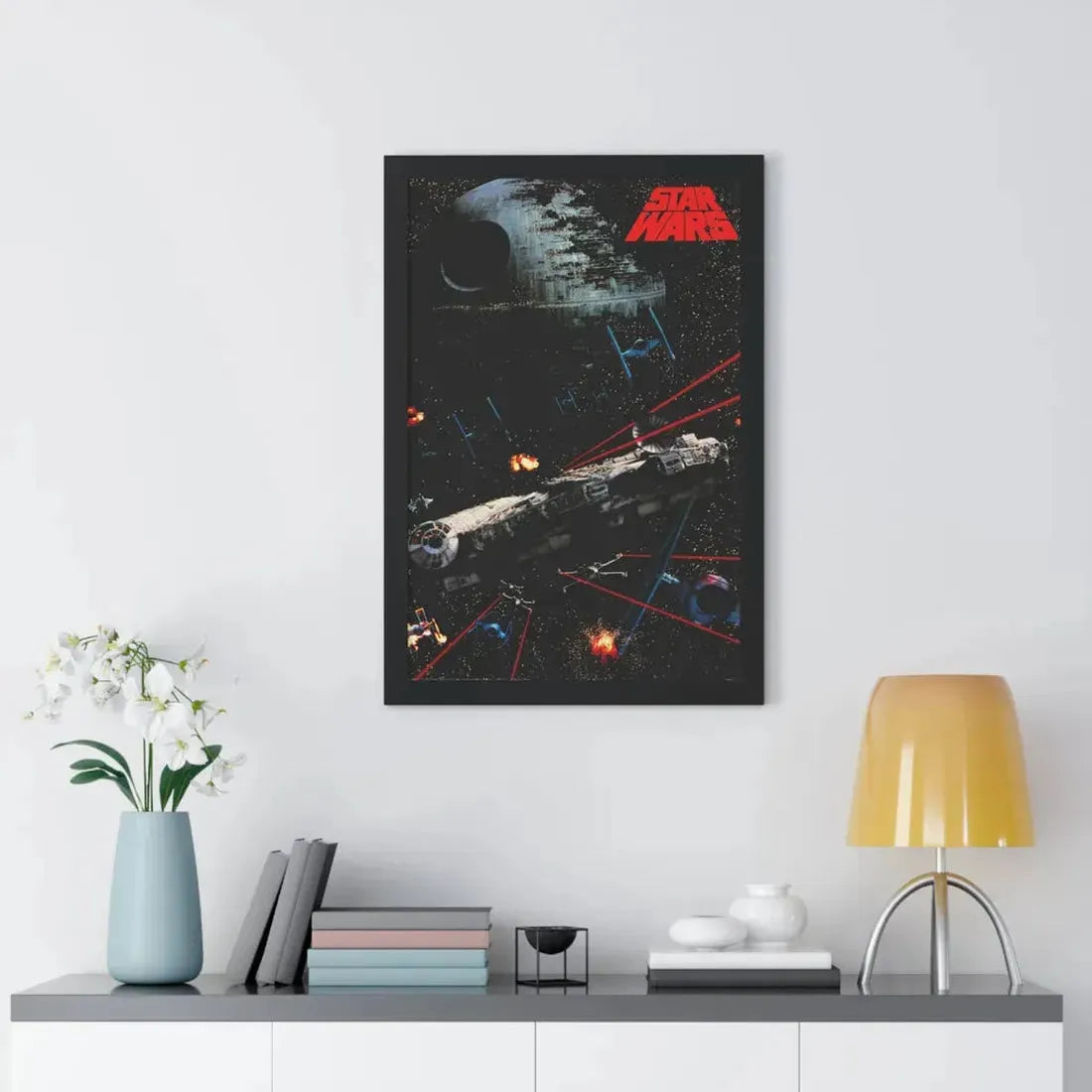 STAR WARS (4) 1977 - Framed Movie Poster - The Sticker Space