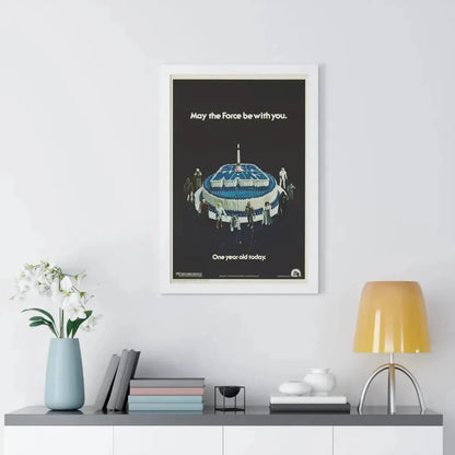 STAR WARS ONE YEAR ANNIVERSARY 1977 - Framed Movie Poster - The Sticker Space