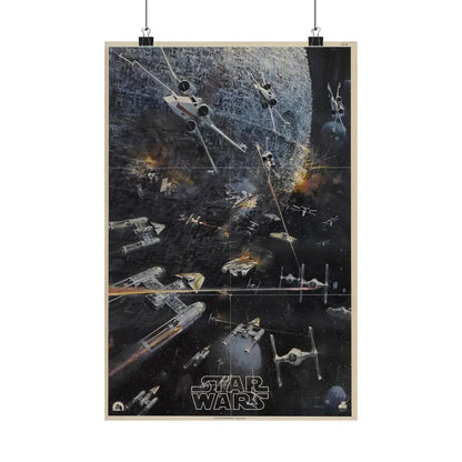 STAR WARS (SOUNDTRACK) 1977 - Paper Movie Poster 12″ x 18″ Matte - The Sticker Space