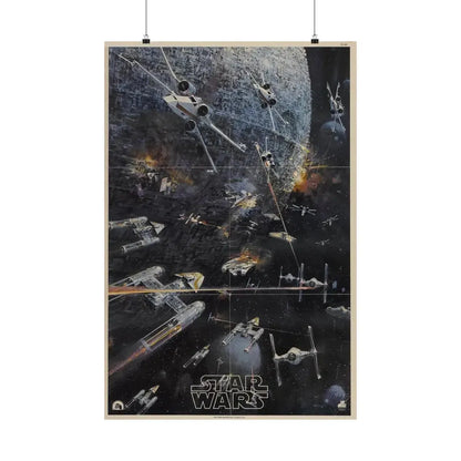 STAR WARS (SOUNDTRACK) 1977 - Paper Movie Poster 24″ x 36″ Matte - The Sticker Space