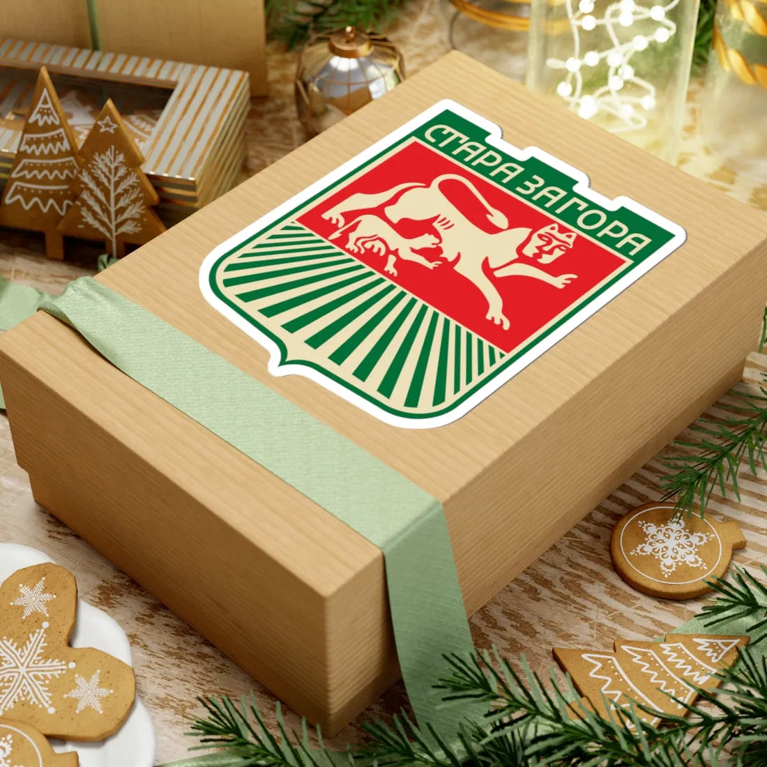 Stara-Zagora-coat-of-arms (Bulgaria) (Coat of Arms) STICKER Vinyl Kiss-Cut Decal - The Sticker Space