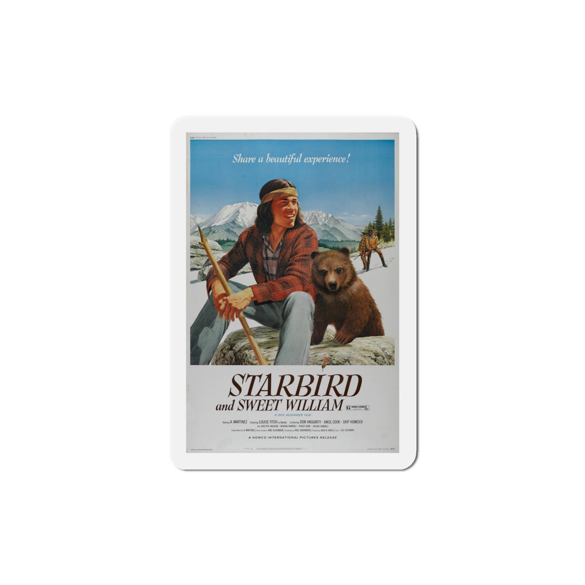 Starbird and Sweet William 1973 Movie Poster Die-Cut Magnet-4 Inch-The Sticker Space