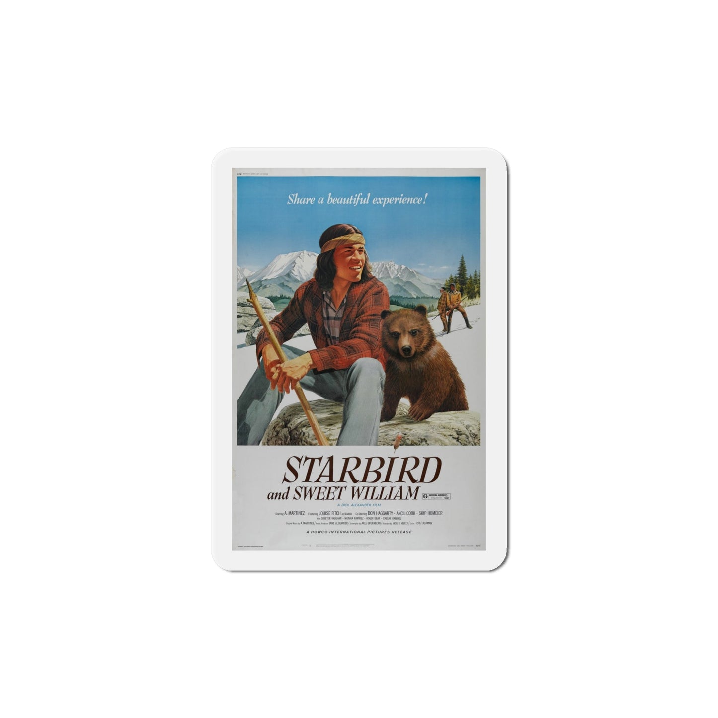 Starbird and Sweet William 1973 Movie Poster Die-Cut Magnet-6 Inch-The Sticker Space