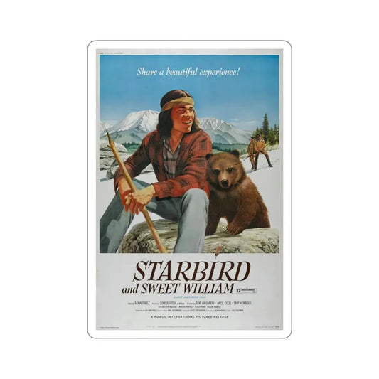 Starbird and Sweet William 1973 Movie Poster STICKER Vinyl Die-Cut Decal 6 Inch - The Sticker Space