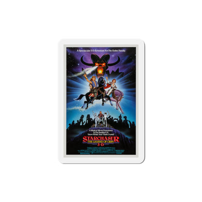 Starchaser The Legend of Orin 1985 Movie Poster Die-Cut Magnet-3" x 3"-The Sticker Space