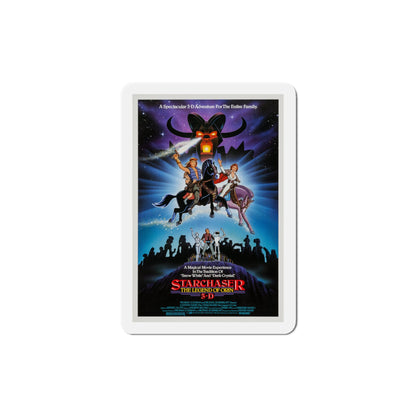 Starchaser The Legend of Orin 1985 Movie Poster Die-Cut Magnet-4" x 4"-The Sticker Space