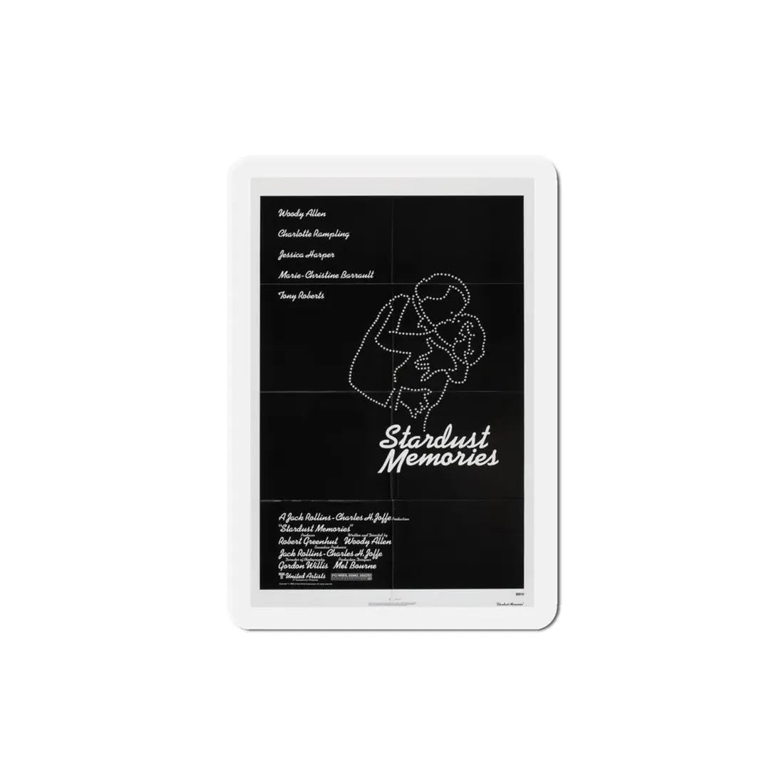 Stardust Memories 1980 Movie Poster Refrigerator Magnet 4 Inch - The Sticker Space