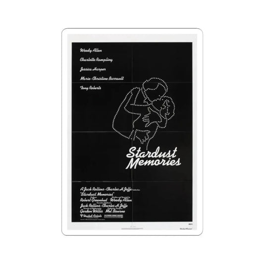 Stardust Memories 1980 Movie Poster - STICKER Vinyl Kiss-Cut Decal 2 Inch White - The Sticker Space