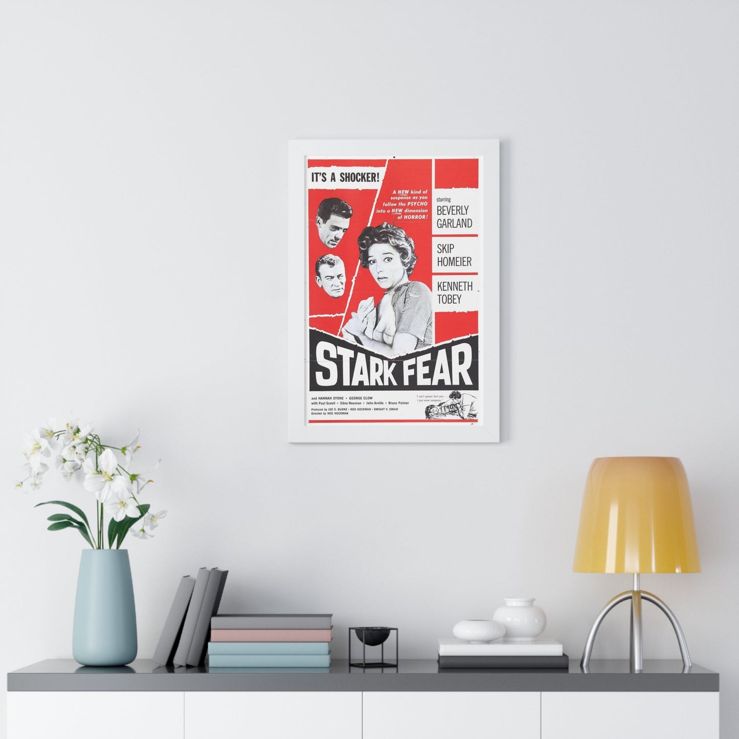 STARK FEAR 1962 - Framed Movie Poster-The Sticker Space