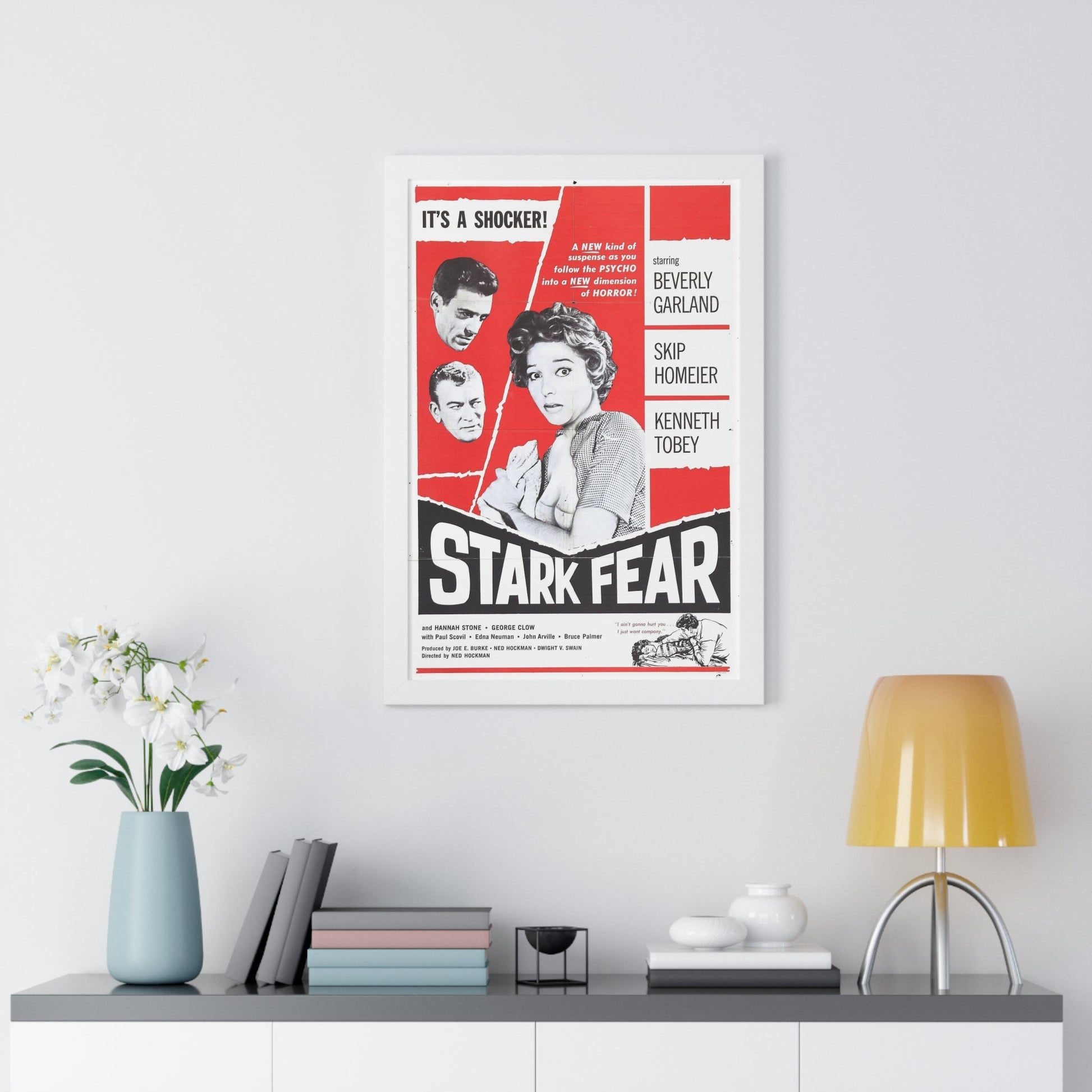 STARK FEAR 1962 - Framed Movie Poster-The Sticker Space