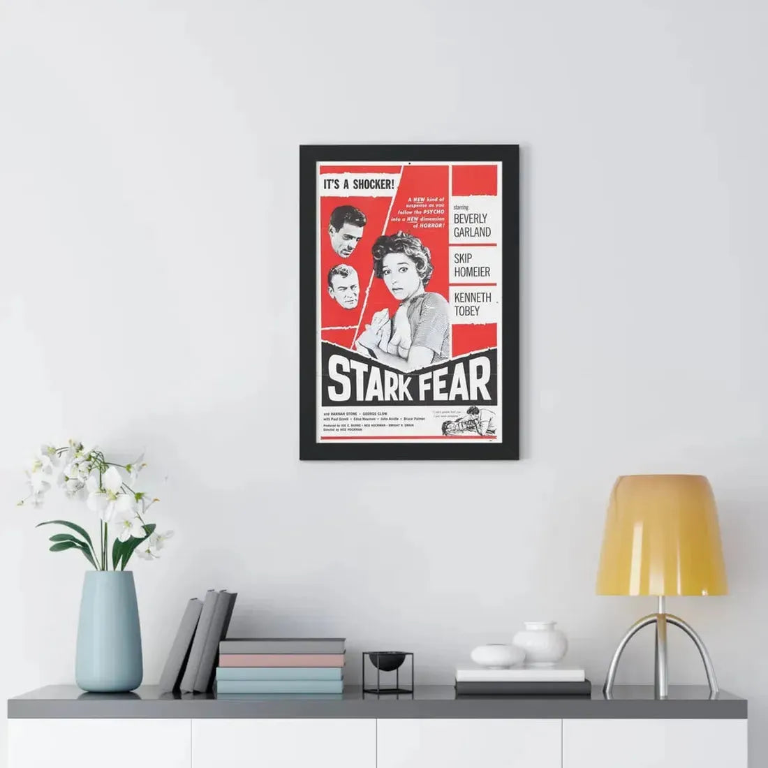 STARK FEAR 1962 - Framed Movie Poster - The Sticker Space