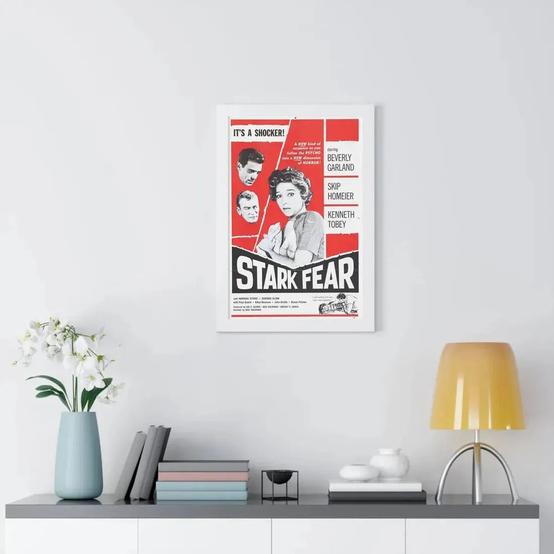 STARK FEAR 1962 - Framed Movie Poster - The Sticker Space