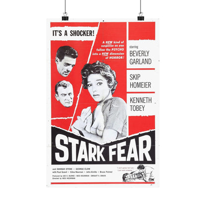 STARK FEAR 1962 - Paper Movie Poster-12″ x 18″-The Sticker Space