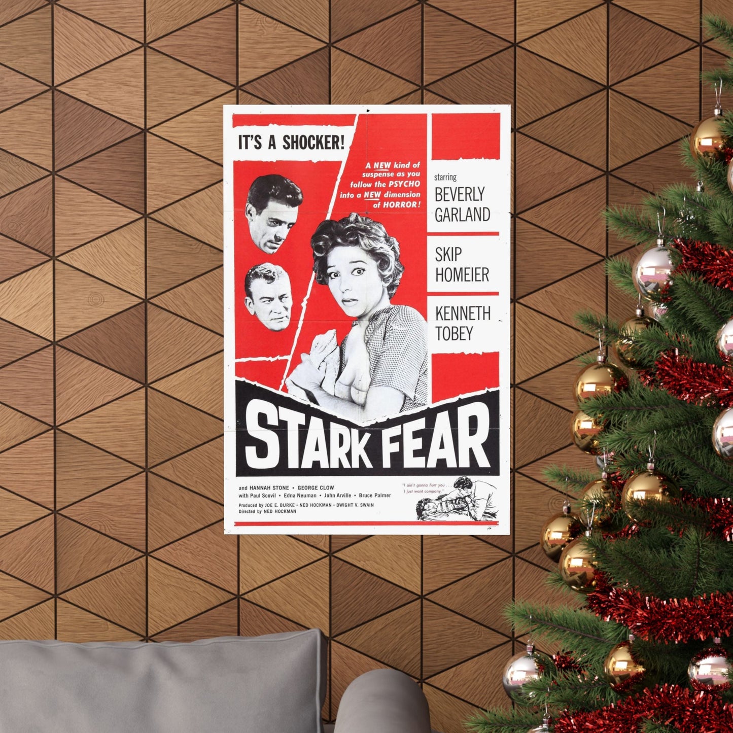 STARK FEAR 1962 - Paper Movie Poster-The Sticker Space