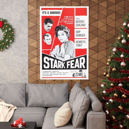 STARK FEAR 1962 - Paper Movie Poster-The Sticker Space