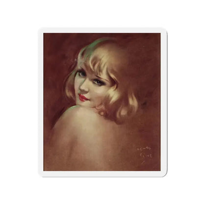 Starlet (Magazine Illustration) Refrigerator Magnet 2 Inch Die-Cut - The Sticker Space