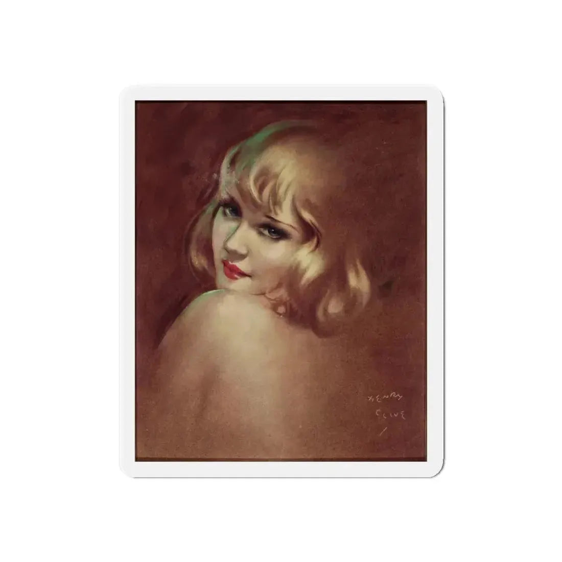 Starlet (Magazine Illustration) Refrigerator Magnet 6 Inch Die-Cut - The Sticker Space