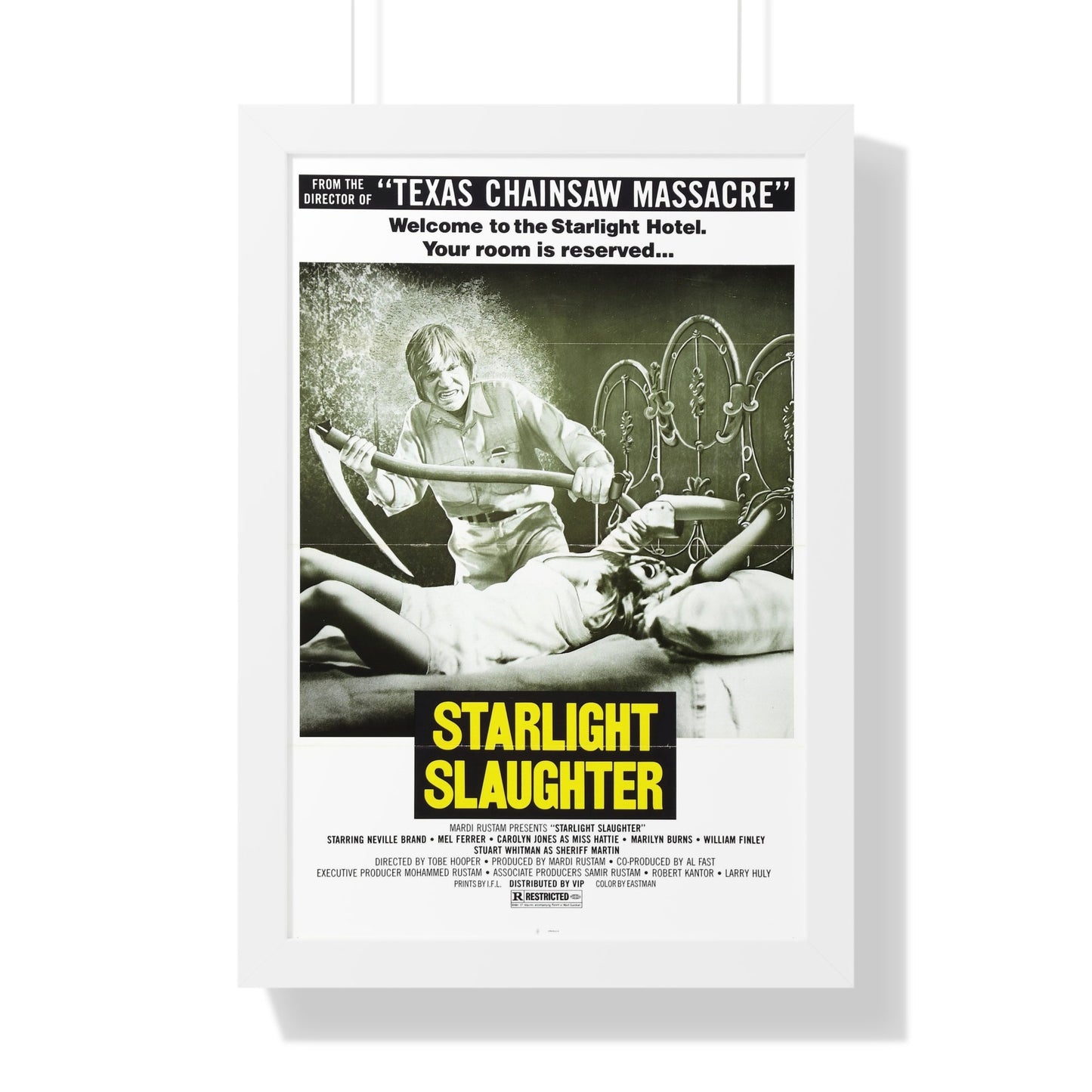 STARLIGHT SLAUGHTER (EATEN ALIVE) 1977 - Framed Movie Poster-16″ x 24″-The Sticker Space