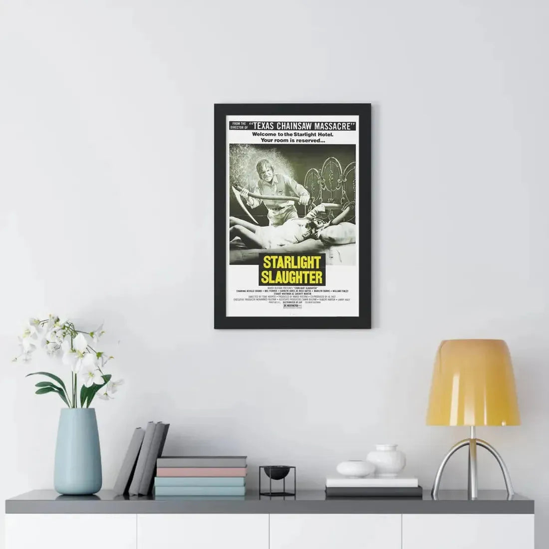 STARLIGHT SLAUGHTER (EATEN ALIVE) 1977 - Framed Movie Poster - The Sticker Space