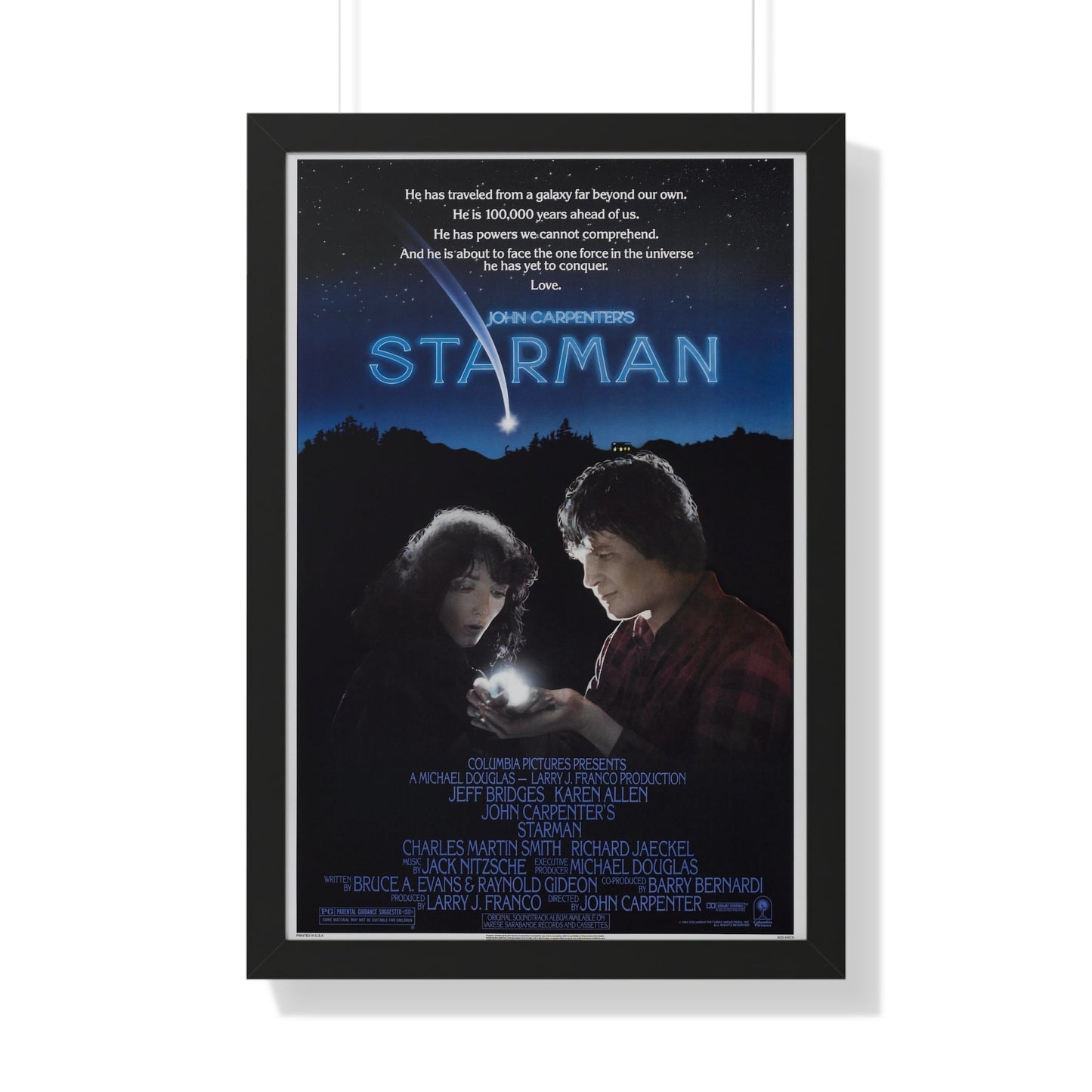 STARMAN 1984 - Framed Movie Poster-20" x 30"-The Sticker Space