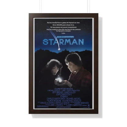 STARMAN 1984 - Framed Movie Poster 20" x 30" Walnut - The Sticker Space